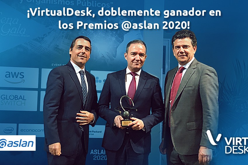 Virtualdesk, recibe dos galardones en los Premios @asLAN 2020